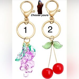 Gold Plated Keychain Bag Charm